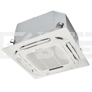 Блок внутренний сплит-системы кассетного типа Ballu Machine BLC_C/in-12HN1_21Y (compact) 12000 BTU, 35 м², 46 дБ, охлаждение, обогрев, осушение, белый