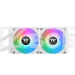 Система водяного охлаждения Thermaltake TH240 V2 Ultra Snow ARGB Soc-AM5/AM4/1200/1700/1851 белый 4-pin 25.8dB Al+Cu LCD Ret (CL-W404-PL12SW-A), фото4