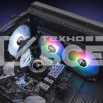 Система водяного охлаждения Thermaltake TH280 V2 ARGB Soc-AM5/AM4/1200/1700/1851 черный 4-pin 34.7dB Al+Cu Ret (CL-W375-PL14SW-A), фото3