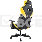 Кресло игровое Knight Thunder 5X черный/желтый эко.кожа крестов. металл, фото28