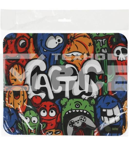 Коврик для мыши Cactus CS-MP-D03M Colorful Cacti 300x250x3мм