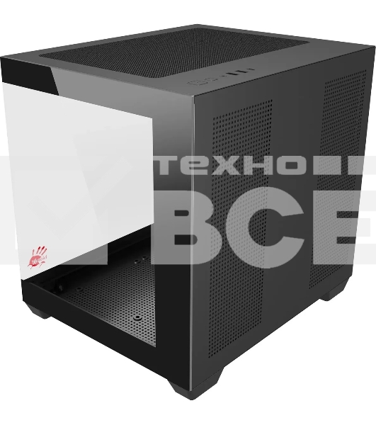 Компьютерный корпус Bloody CC-121 черный без БП mATX 7x120мм 1xUSB 2.0 1xUSB 3.0 audio