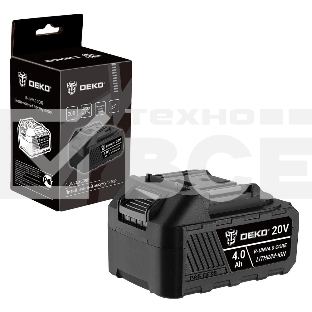 Аккумулятор DEKO R-UNV4.0 CORE, Li-ion, 20В, 4.0А*ч