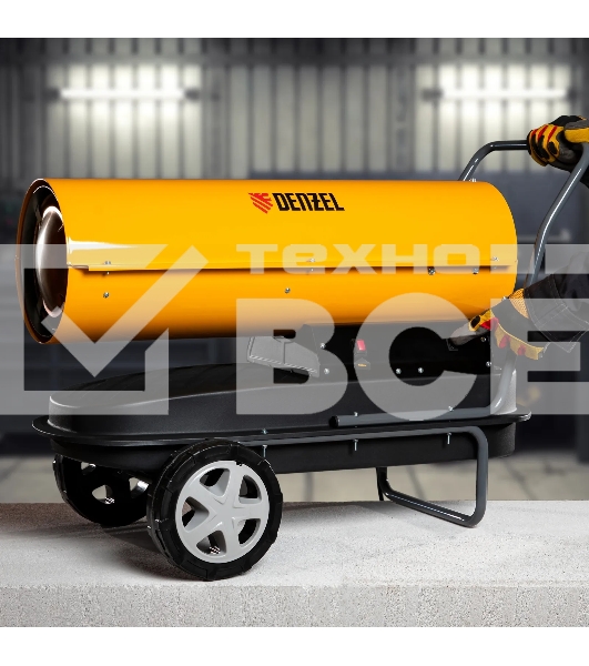 Дизельная тепловая пушка Denzel DHG-30, 30 кВт, 750 м3/ч, прямой нагрев