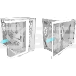 Корпус без блока питания Raijintek ATREUS BT4, Midi-Tower, TG, 4x120мм ARGB, 2xUSB-A 3.0 + 1xUSB Type-C , E-ATX, ATX, mATX, mITX White, фото4