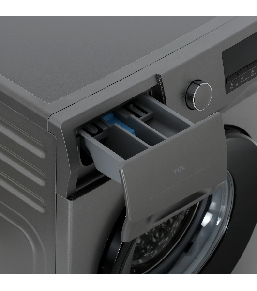 Стиральная машина TCL W-SF606G серый, загрузка фронтальная 6 кг, 1000 об/мин., класс: A