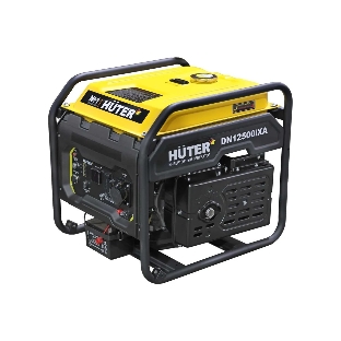 Электрогенератор бензиновый инверторный Huter DN12500iXA, 9 кВт, 84 дБ, 64.5 кг