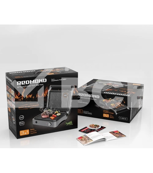 Электрогриль Redmond SteakMaster RGM-M814 серебристый
