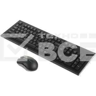 Клавиатура + мышь A4Tech 3000NS клав:черный мышь:черный USB беспроводная Multimedia