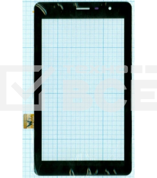 Сенсорное стекло (тачскрин) RS7F299D_V2.0, черное