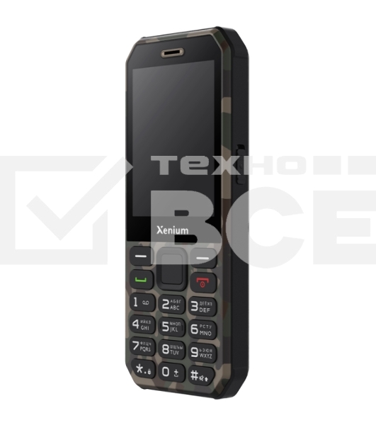 Мобильный телефон Xenium X300 зеленый камуфляж