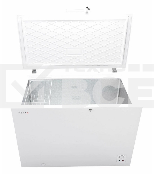 Морозильный ларь Vekta FR-330W02, белый, 1 камера, 1120*635*858 мм , полезный объем 300 л.