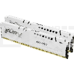Оперативная память Kingston Fury Beast, DDR5, 32GB (2x16GB), 6000MHz, CL36, с радиаторами, белый, фото 1