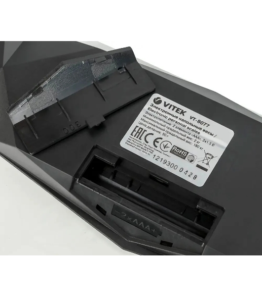 Весы напольные Vitek VT-8077(MC) / Максимальный вес 180 кг.Индикатор перегрузки и разряда батареи.