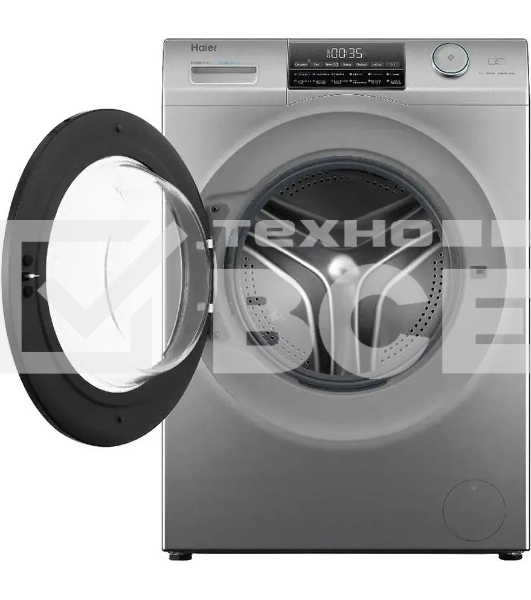 Стиральная машина Haier HW90-BP14959S серебристый, загрузка фронтальная 9 кг, 1400 об/мин, класс: A+++