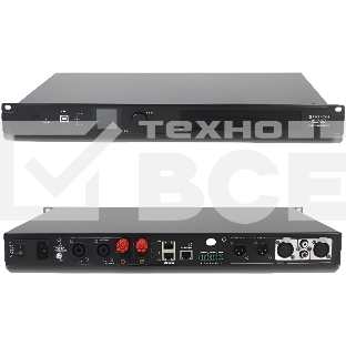 Усилитель INTREND [ITAMP-1000TD] двухканальный, 2x500W/4Ом, 2x300W/8Ом, мостовой режим: 1x1000W/8Ом, 1x1000W/100V, 1x600W/70V, поддержка Dante, встроенный DSP