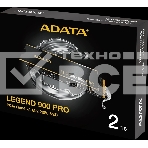 Твердотельный накопитель ADATA SSD LEGEND 900 PRO, 2000GB, M.2(22x80mm), NVMe 1.4, PCIe 4.0 x4, 3D NAND, R/W 7400/6500MB/s, IOPs н.д./н.д., TBW 1200, DWPD 0.3 (5 лет), фото2