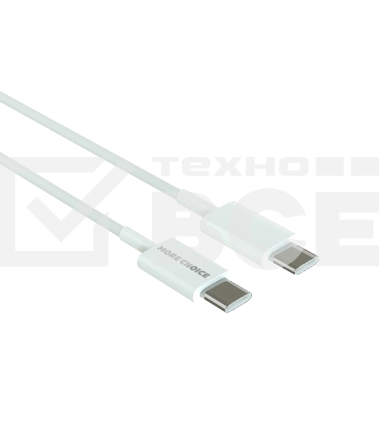 Сетевое зарядное устройство MORE CHOICE (4610196408915) NC60a 1USB-C 3.0A PD 20W быстрая зарядка для Type-C, белый