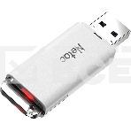 Флешка USB Netac U185 белый USB 3.0 Flash 32Gb, NT03U185N-032G-32WH, LED индикатор, фото2