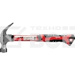 Молоток-гвоздодер Matrix 450 г, боек 27 мм, фибергласовая обрезиненная рукоятка, фото 1