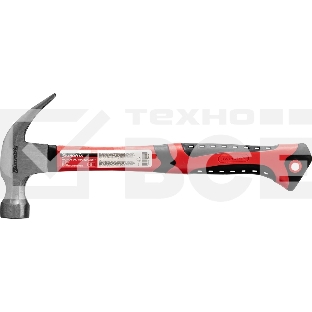Молоток-гвоздодер Matrix 450 г, боек 27 мм, фибергласовая обрезиненная рукоятка