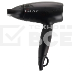 Фен GA.MA GH0201 EOLIC MINI CX черный, 1600 Вт, компактный, ионизация, фото 1