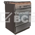 Плита газовая Gefest ПГ 1200 С6 К19 коричневый, конфорок 4 шт, духовка 63 л, 60 см x 85 см x 60 см, фото 1