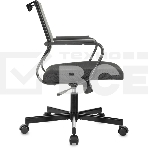 Кресло Бюрократ CH Balance-Low черный экокожа низк.спин. крестов. металл, фото8