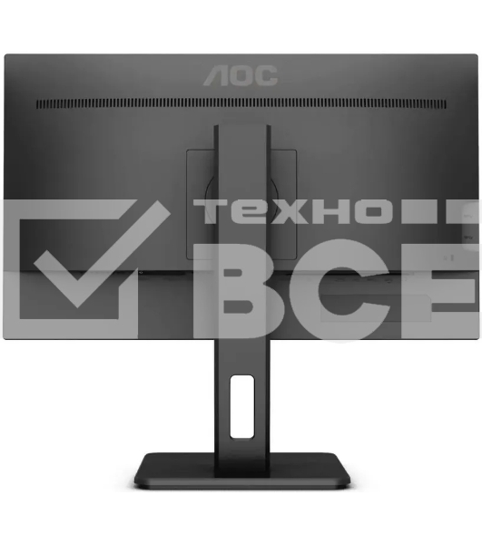 Монитор 23.8' AOC Q24P2Q IPS 2560x1440, 75 Гц, 4 мс, 16:9, 250 кд/м2, 1хHDMI, 1хDP, 1хVGA, черный