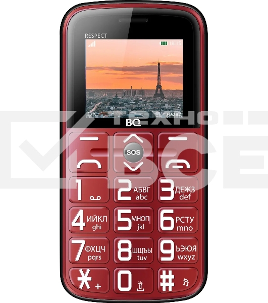 Мобильный телефон BQ 1851 Respect красный
