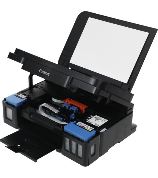 МФУ струйное Canon PIXMA G3410 (2315C009), A4, цветное, печ. 8.8 стр/мин (ч/б) 5 стр/мин (цвет), скан. до 19 стр/мин., 4800x1200 dpi (принтер) 1200х600 dpi (сканер), USB, Wi-Fi
