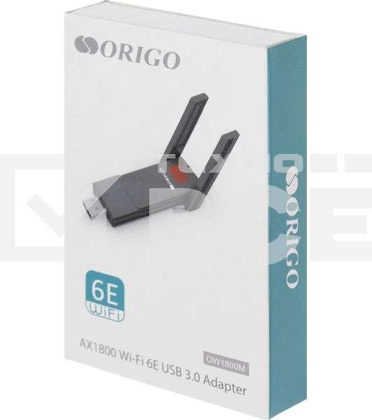 Сетевой адаптер Wi-Fi Origo OW1800M, AX1800, USB 3.0, (ант.внеш.несъем.) 2ант.