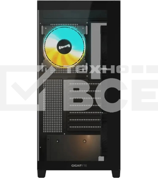 Компьютерный корпус Gigabyte Gb-C500P ST черный без БП ATX 3x120мм 6x140мм 2xUSB 3.0 1xUSB3.1 audio bott PSU