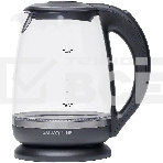 Чайник электрический Galaxy Line GL 0559, черный, стекло, 2200 Вт, 2 л, фото6