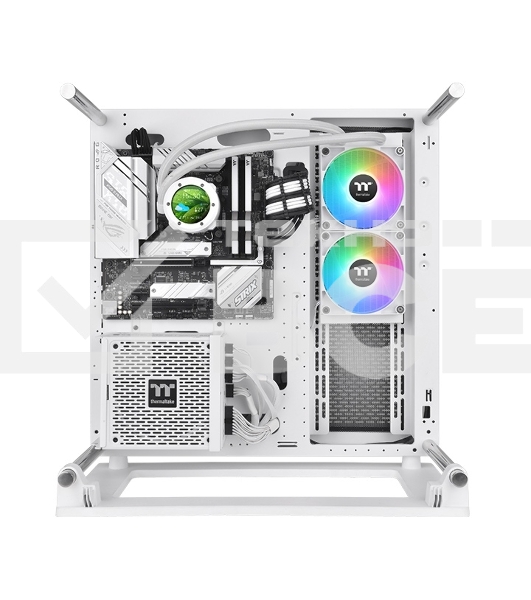 Система водяного охлаждения Thermaltake TH240 V2 Ultra Snow ARGB Soc-AM5/AM4/1200/1700/1851 белый 4-pin 25.8dB Al+Cu LCD Ret (CL-W404-PL12SW-A)