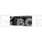Розетка 3-мест. с заземл. LEZARD LETO 752-4200-127BUP закрытый корпус ПБТ черный бархат, фото 1