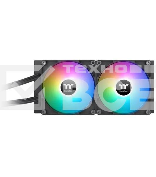 Система водяного охлаждения Thermaltake TH280 V2 ARGB Soc-AM5/AM4/1200/1700/1851 черный 4-pin 34.7dB Al+Cu Ret (CL-W375-PL14SW-A)