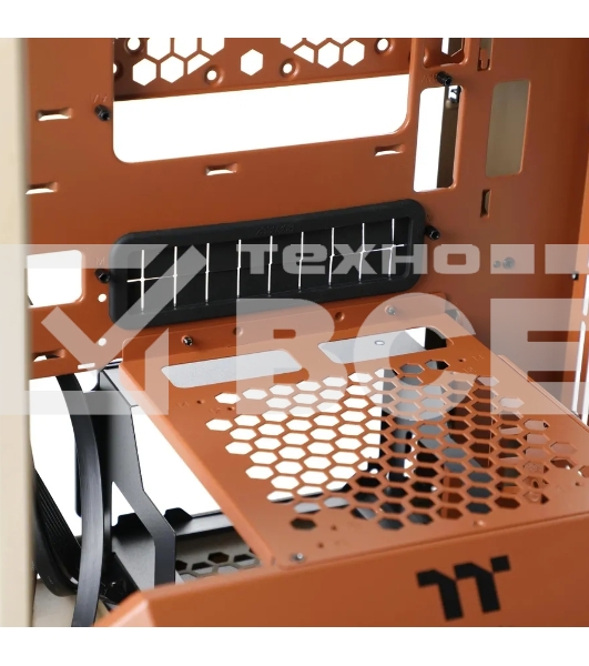 Корпус Thermaltake The Tower 300 Gravel Send коричневый без БП mATX 8x120mm 6x140mm 2xUSB3.0 audio bott PSU