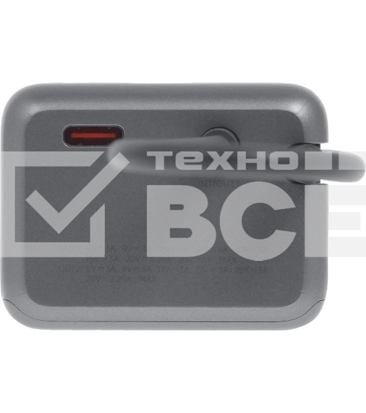 Мобильный аккумулятор Xiaomi BHR9361GL 10000mAh QC/PD 165W 6A USB-C серый