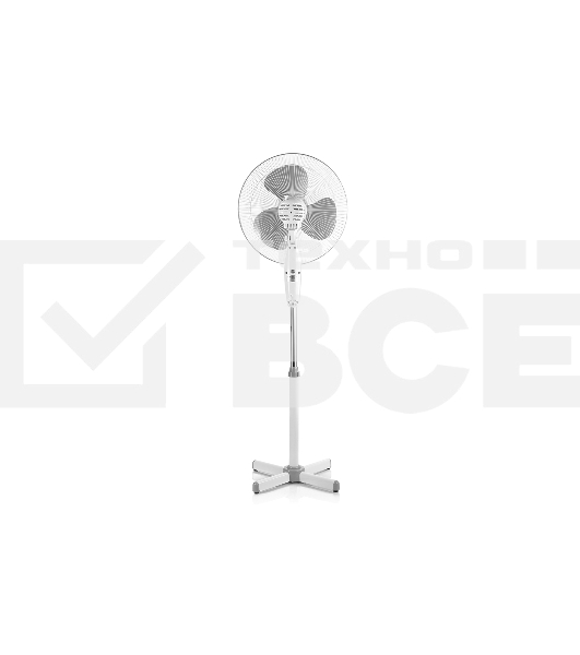 Вентилятор напольный CENTEK CT-5015 (серый) 45Вт, 1.25м, 43см, 3 скорости, автоповорот, подсвет