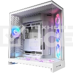 Компьютерный корпус без блока питания Case NZXT H9 Flow RGb+ (2025), Midi-Tower, TG, 6x140мм RGb + 1x120мм RGb, 2xUSB-A 3.2 + 1xUSB-C 3.2, E-ATX, ATX, mATX, mITX белый, фото10