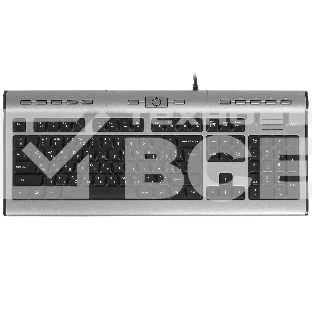 Клавиатура проводная A4Tech KLS-7MUU USB серебристый/черный