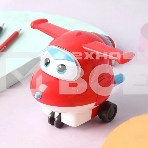 Точилка для карандашей механическая Deli EH517 Super Wings 1 отверстие пластик красный коробка (упак.:1шт), фото4