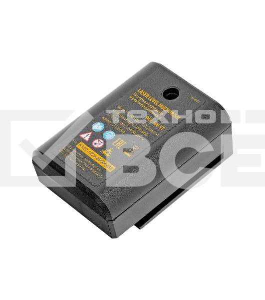 Лазерный уровень мультипризменный Denzel DLV-360-3T, 30 м, зеленый луч, Li-Ion 2,4 Aч, штатив