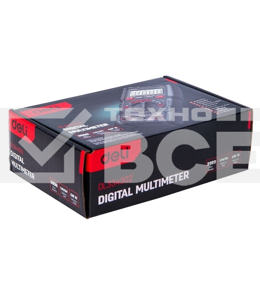 Цифровой мультиметр Deli DL334302