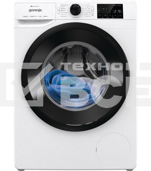 Стиральная машина Gorenje WPNEI94A1SWIFI/C класс: A+++ загр.фронтальная макс.:9кг белый инвертер