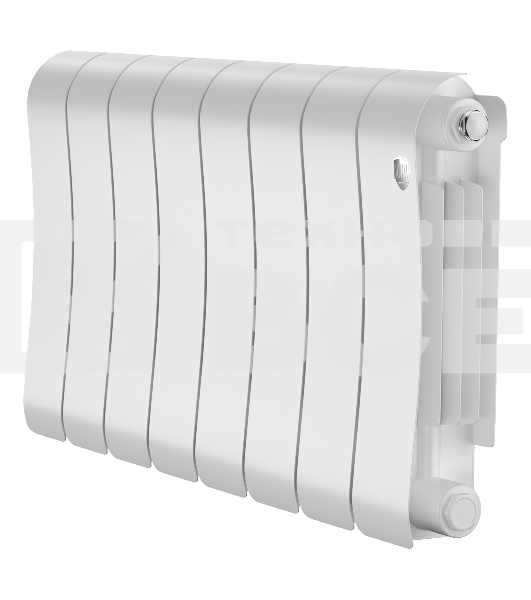 Радиатор биметаллический Royal Thermo Infinity 300 Bianco Traffico - 8 секц.