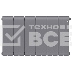 Радиатор биметаллический Royal Thermo Infinity 500 Silver Satin - 12 секц., фото2