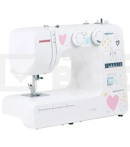 Швейная машина Janome JQ 2515S белый