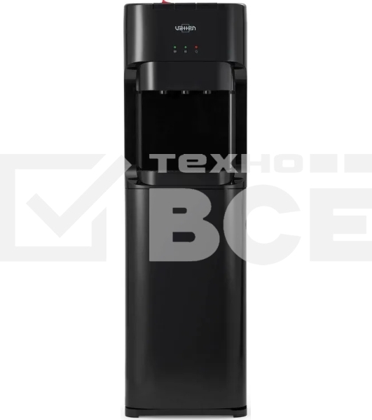 Кулер для воды Vatten L45NK, нижняя загрузка, нагрев 90 °С, охлаждение 10 °С, черный